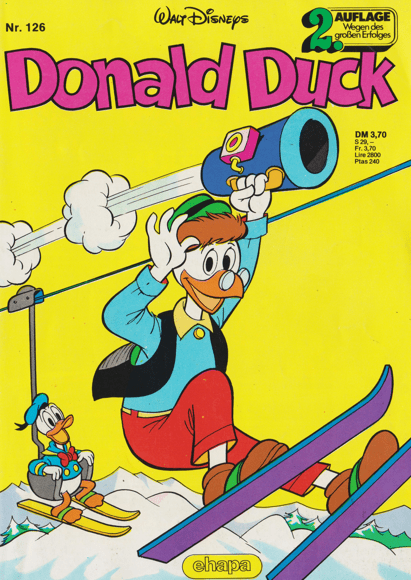 Donald Duck 126 2. Auflage - secondcomic