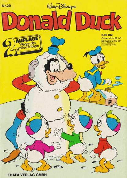 Donald Duck 20 2. Auflage - secondcomic