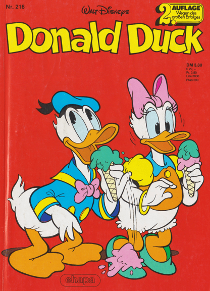 Donald Duck 216 2. Auflage - secondcomic