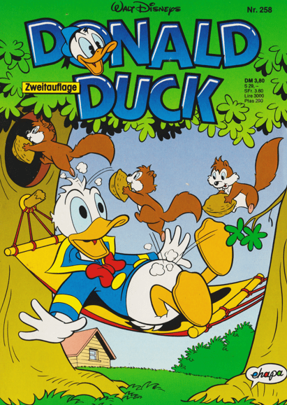 Donald Duck 258 2. Auflage - secondcomic