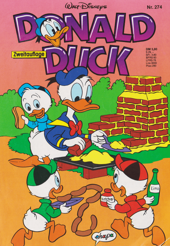 Donald Duck 274 2. Auflage - secondcomic