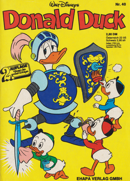 Donald Duck 40 2. Auflage - secondcomic