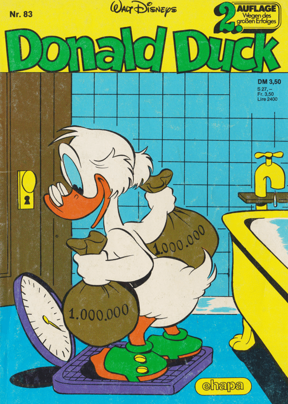 Donald Duck 83 2. Auflage - secondcomic