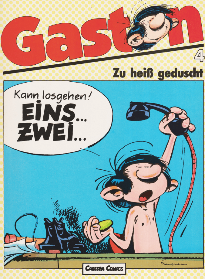 Gaston 3. Serie Band 4: Zu heiß geduscht (höhere Auflage) - secondcomic