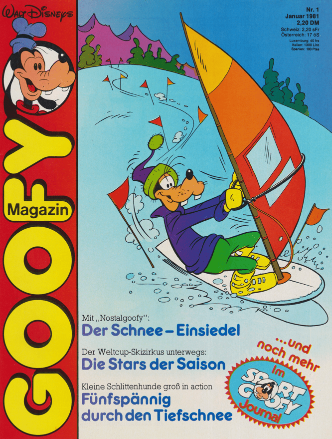 Goofy Magazin 1981 Nr. 1 - secondcomic