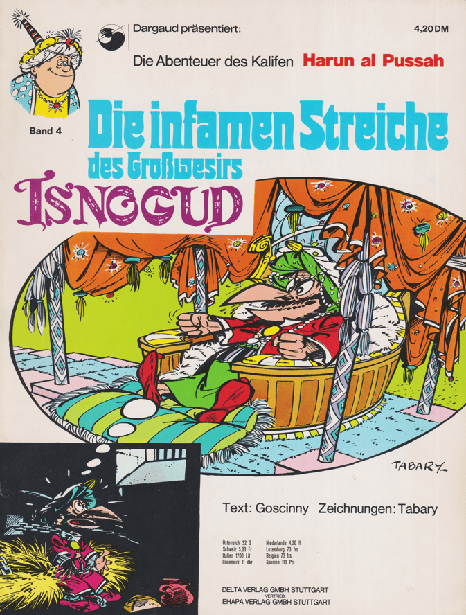 Isnogud Band 4: Die infamen Streiche des Großwesirs Isnogud (Delta / Ehapa, 1974 - 1986) - secondcomic