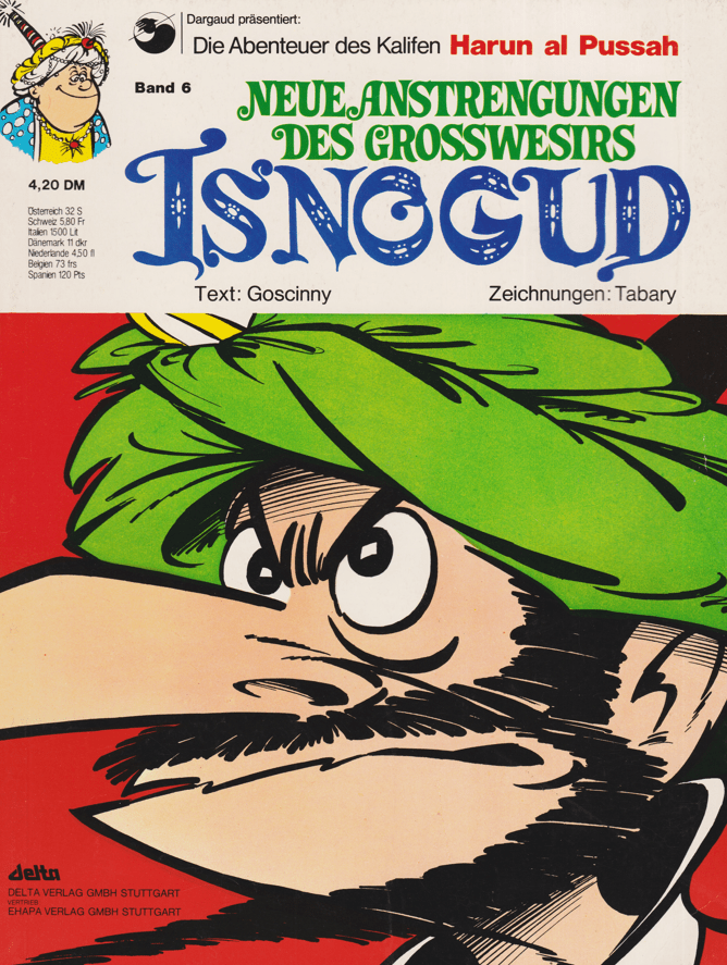 Isnogud Band 6: Neue Anstrengungen des Grosswesirs Isnogud (Delta / Ehapa, 1974 - 1986) - secondcomic