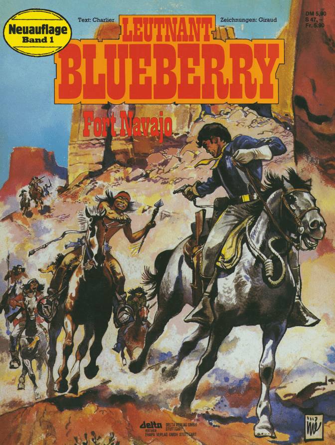 Leutnant Blueberry Band 1: Fort Navajo (Delta, 1987) - secondcomic