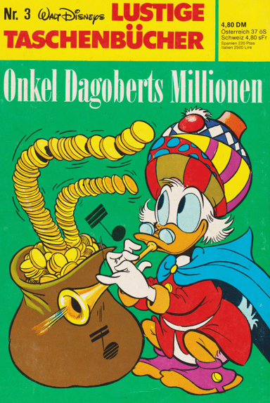 LTB 3 Onkel Dagoberts Millionen 1. Auflage Nachdruck - secondcomic
