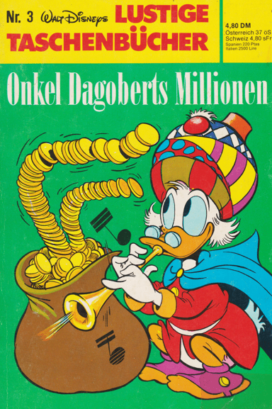 LTB 3 Onkel Dagoberts Millionen 1. Auflage Nachdruck - secondcomic