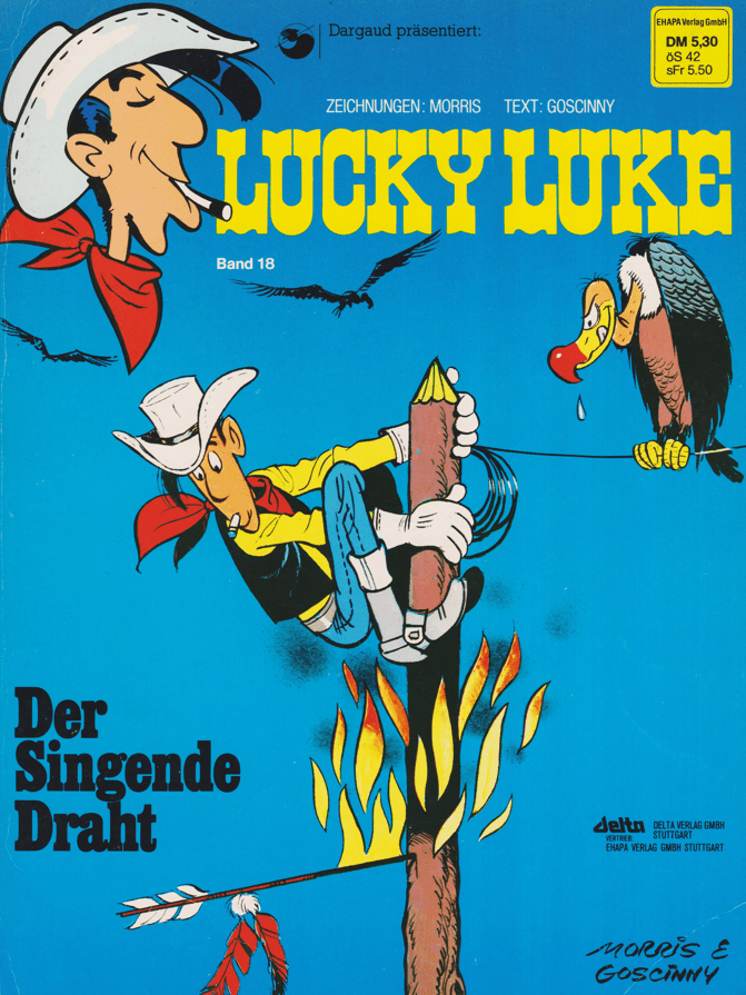 Lucky Luke Band 18: Der Singende Draht (1. Auflage) - secondcomic