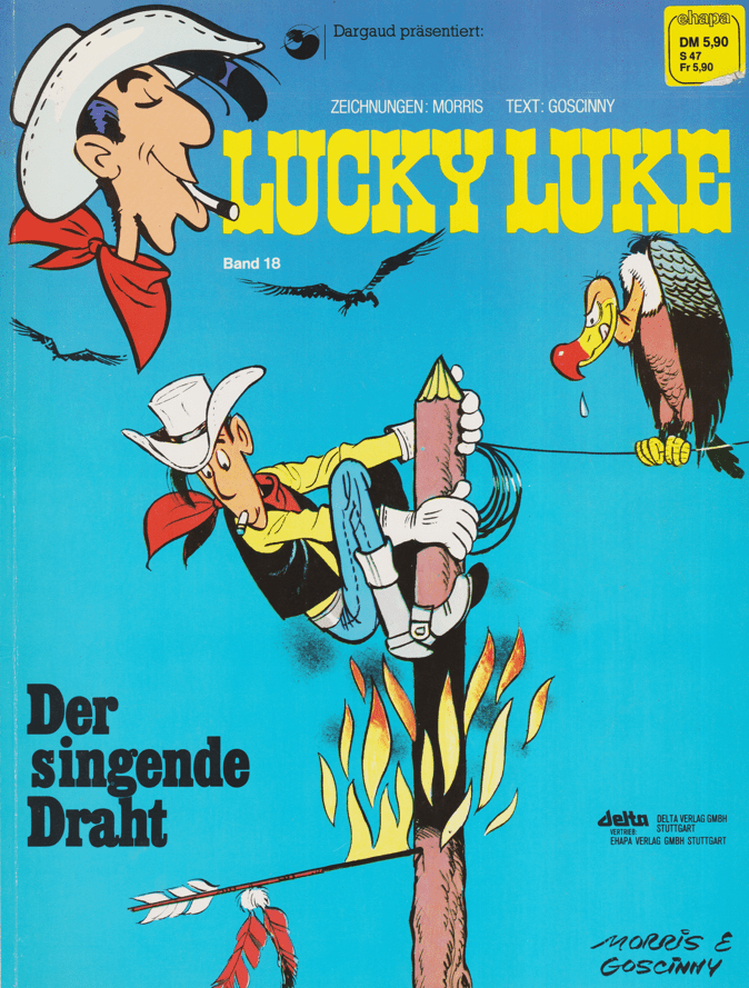 Lucky Luke Band 18: Der Singende Draht (Höhere Auflage) - secondcomic