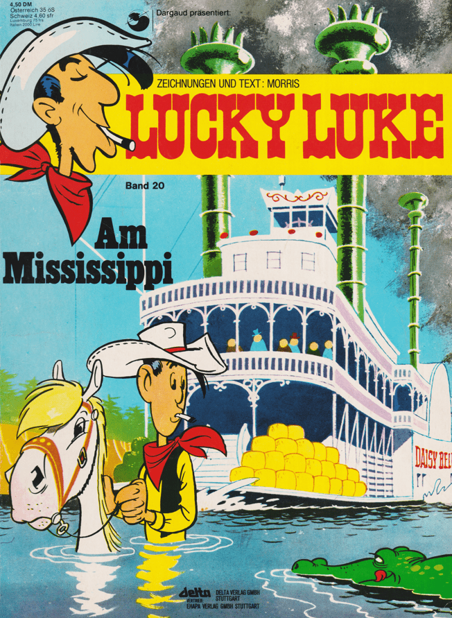 Lucky Luke Band 20: Am Mississippi (1. Auflage) - secondcomic