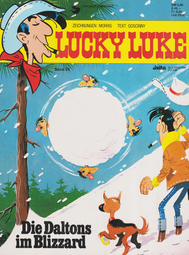 Lucky Luke Band 25: Die Daltons im Blizzard (höhere Auflagen) - secondcomic