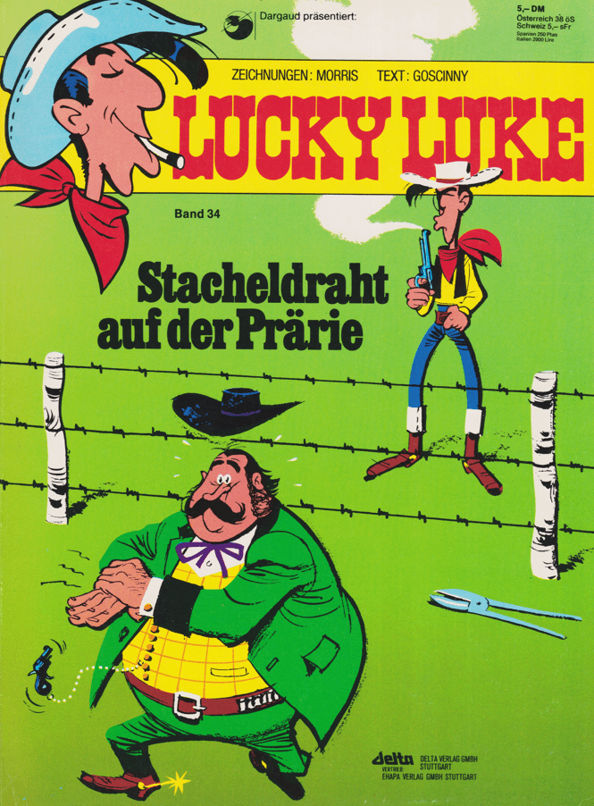 Lucky Luke Band 34: Stacheldraht auf der Prärie (1. Auflage) - secondcomic