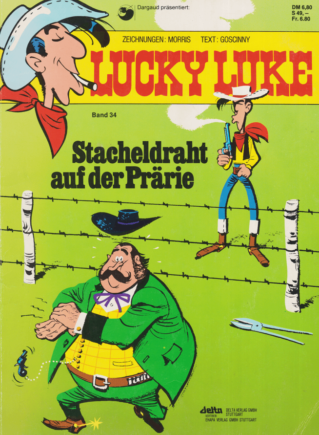 Lucky Luke Band 34: Stacheldraht auf der Prärie (Höhere Auflage) - secondcomic