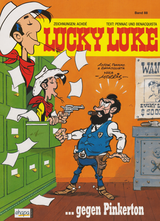 Lucky Luke Band 88: Lucky Luke gegen Pinkerton (1. Auflage) - secondcomic