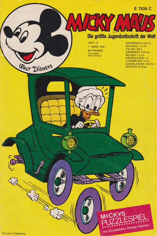 Micky Maus 1970: Heft 10 - secondcomic