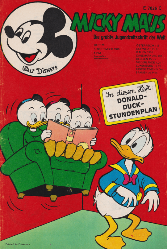 Micky Maus 1970: Heft 36 - secondcomic