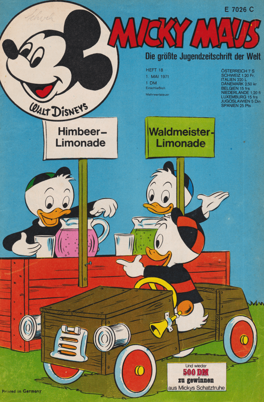 Micky Maus 1971: Heft 18 - secondcomic
