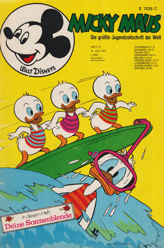 Micky Maus 1971: Heft 31 - secondcomic
