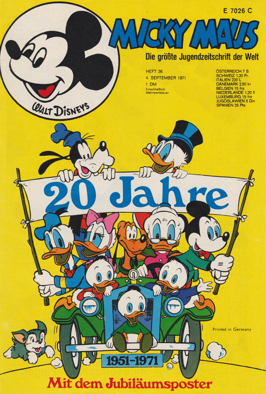 Micky Maus 1971: Heft 36 - secondcomic