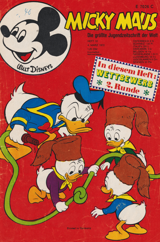 Micky Maus 1972: Heft 10 - secondcomic