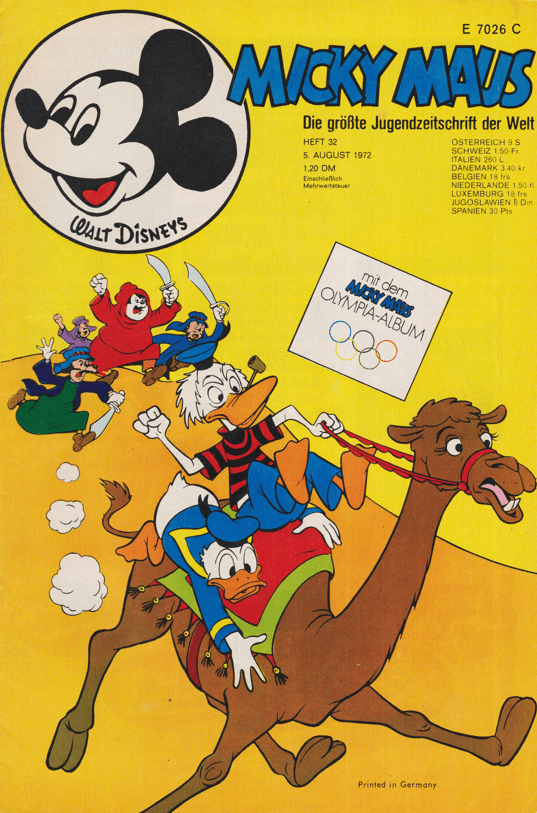 Micky Maus 1972: Heft 32 - secondcomic