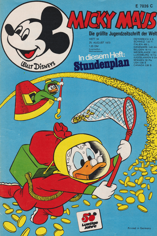 Micky Maus 1973: Heft 34 - secondcomic