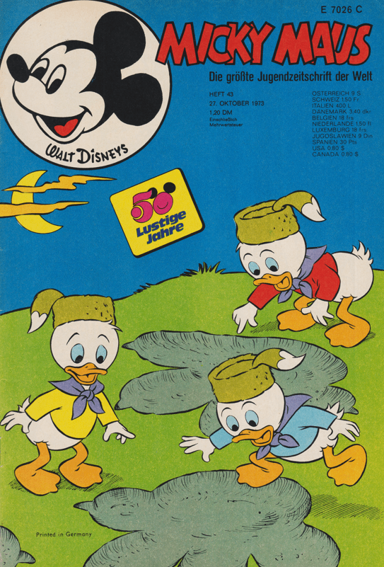Micky Maus 1973: Heft 43 - secondcomic