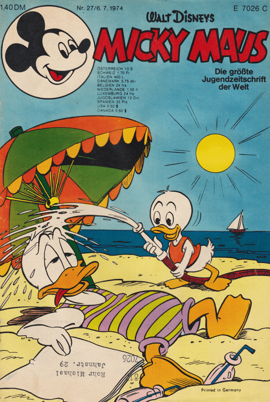 Micky Maus 1974: Heft 27 - secondcomic