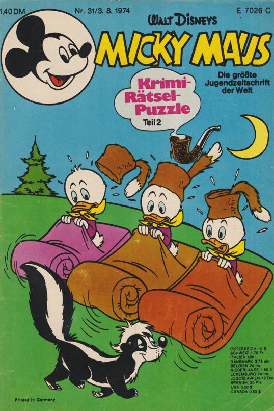 Micky Maus 1974: Heft 31 - secondcomic