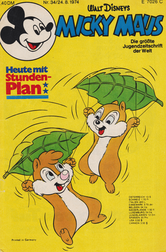 Micky Maus 1974: Heft 34 - secondcomic