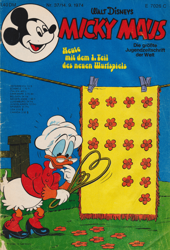 Micky Maus 1974: Heft 37 - secondcomic