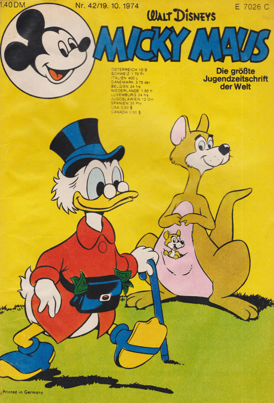 Micky Maus 1974: Heft 42 - secondcomic