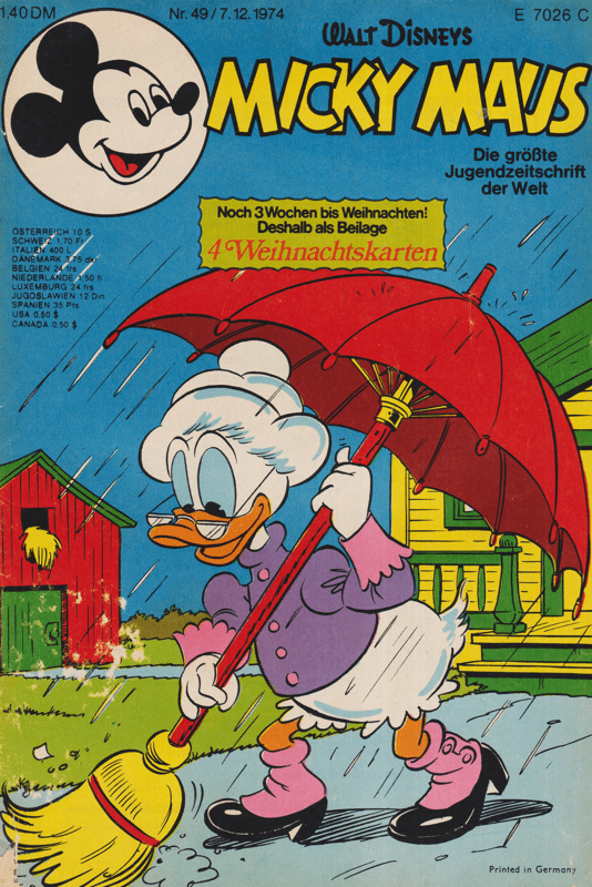 Micky Maus 1974: Heft 49 - secondcomic