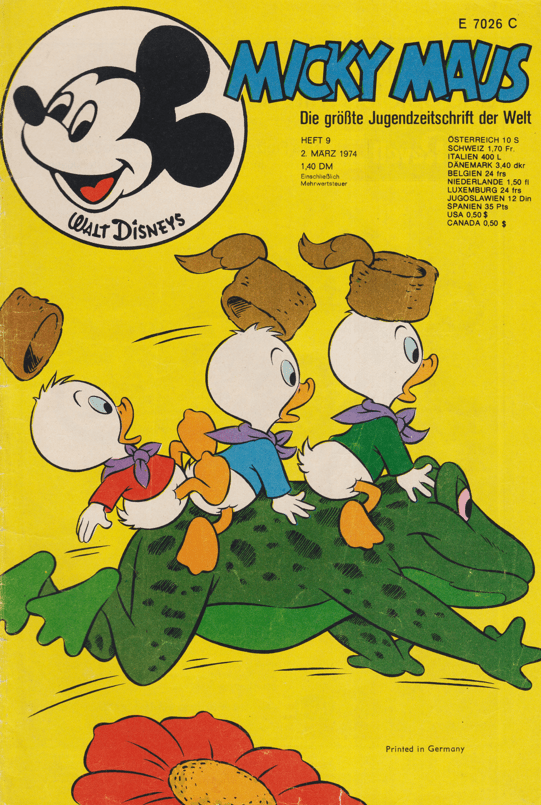 Micky Maus 1974: Heft 9 - secondcomic