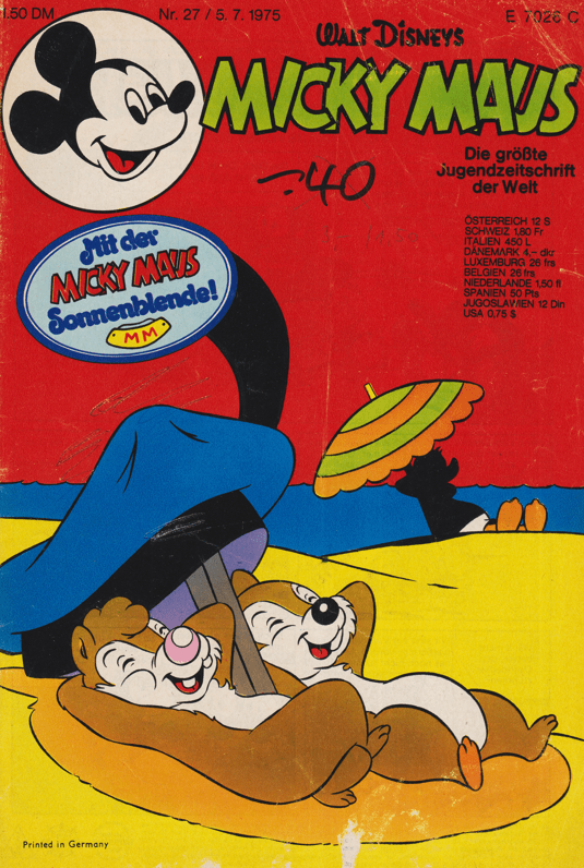 Micky Maus 1975: Heft 27 - secondcomic