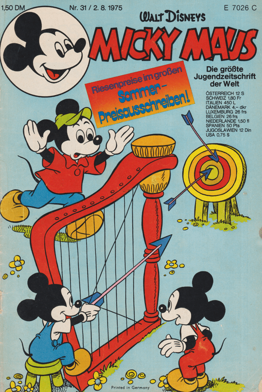 Micky Maus 1975: Heft 31 - secondcomic