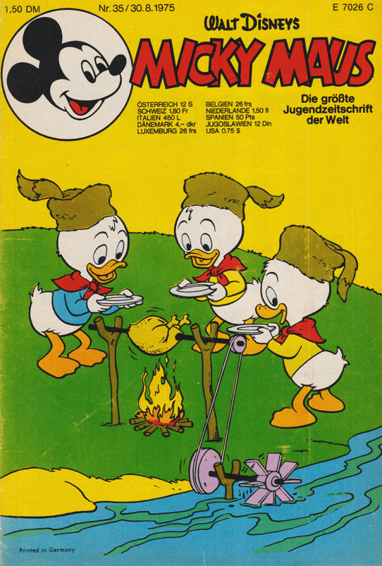 Micky Maus 1975: Heft 35 - secondcomic