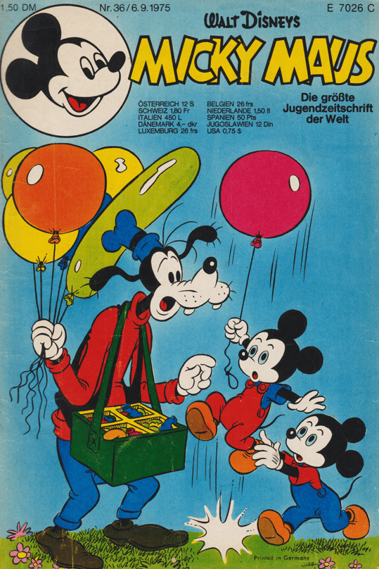 Micky Maus 1975: Heft 36 - secondcomic