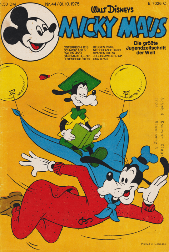 Micky Maus 1975: Heft 44 - secondcomic