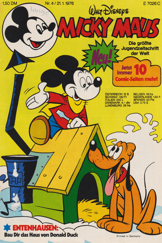 Micky Maus 1976: Heft 4 - secondcomic