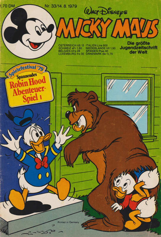 Micky Maus 1979: Heft 33 - secondcomic