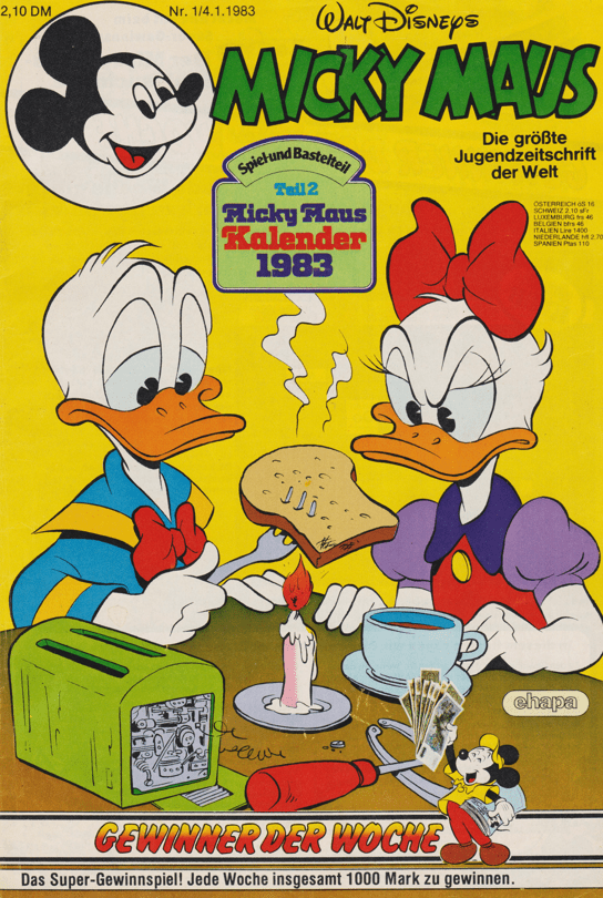 Micky Maus 1983: Heft 1 - secondcomic
