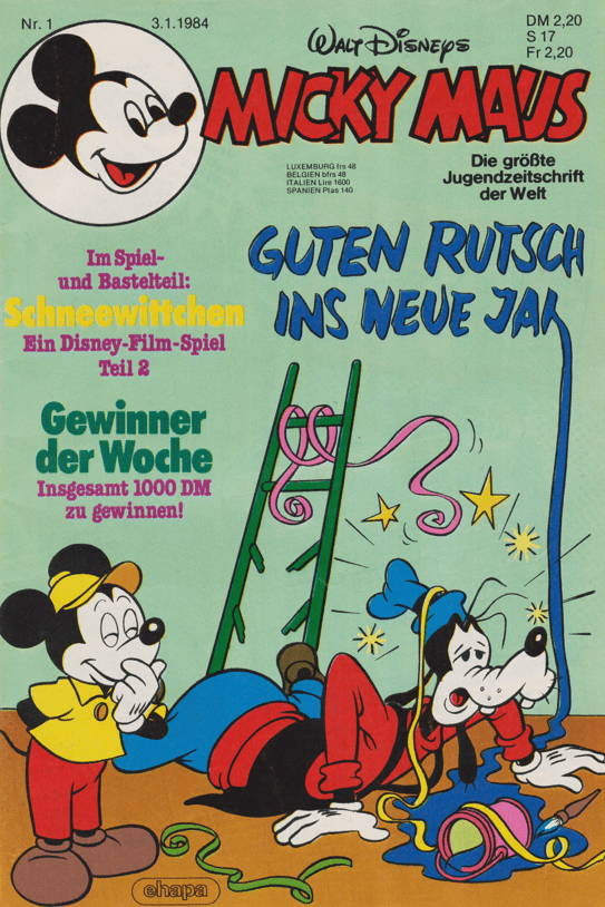 Micky Maus 1984: Heft 1 - secondcomic