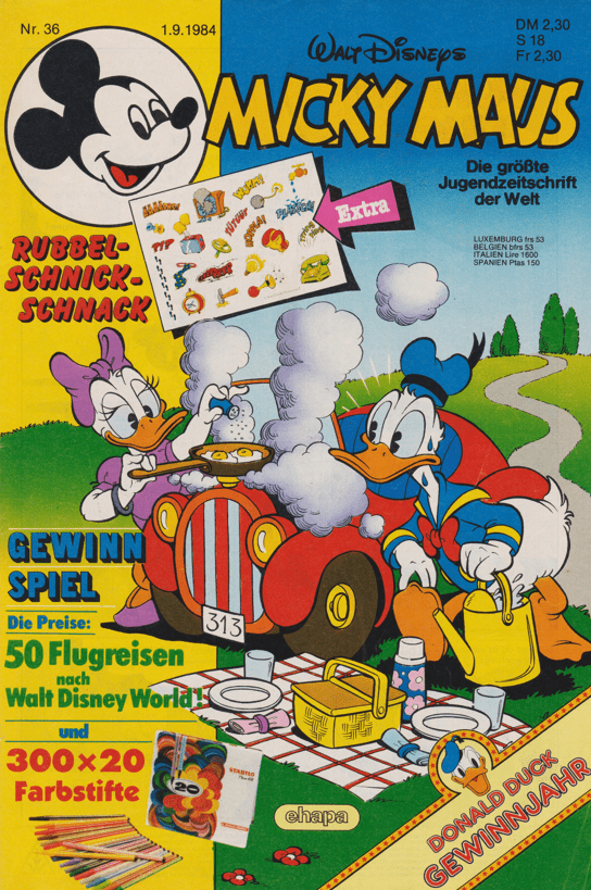 Micky Maus 1984: Heft 36 - secondcomic