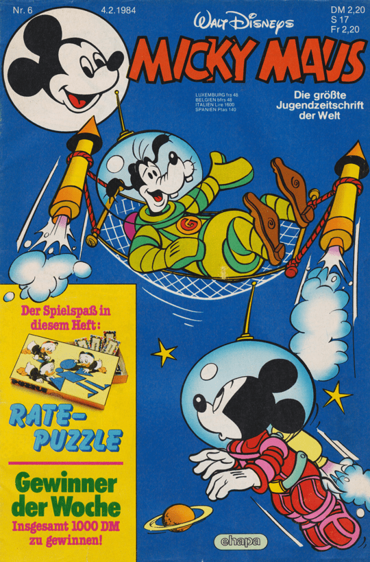 Micky Maus 1984: Heft 6 - secondcomic