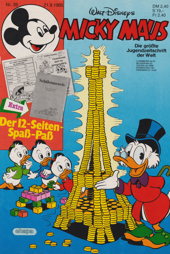 Micky Maus 1985: Heft 39 - secondcomic