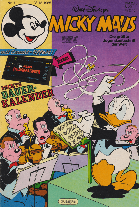 Micky Maus 1986: Heft 1 - secondcomic